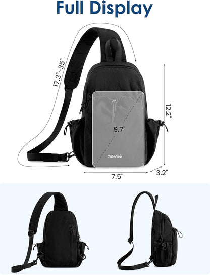 Sling Bag for Women, Casual Crossbody Handbag Fashionable Shoulder Backpack Lightweight Chest Bag