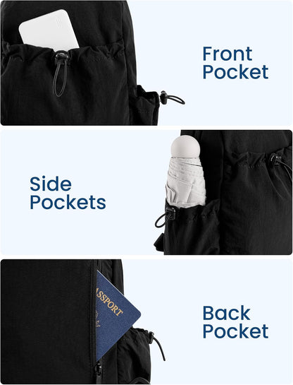 Sling Bag for Women, Casual Crossbody Handbag Fashionable Shoulder Backpack Lightweight Chest Bag