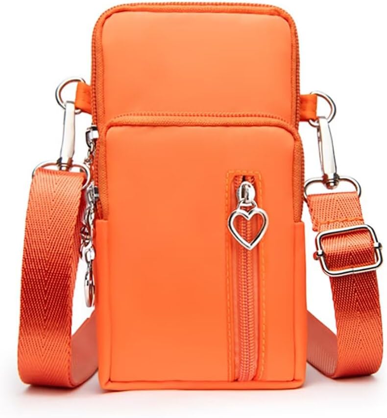 Cell Phone Bag Water Resistant Crossbody Travel Purse Sport Arm Bag Wallet Mini Shoulder Handbag with Adjustable Strap