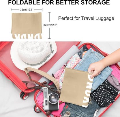 2 Pack XL Travel Laundry Bag, Machine Washable Dirty Clothes Organizer, Large Enough to Hold 4 Loads of Laundry, Easy Fit a Laundry Hamper (Black + Pink)