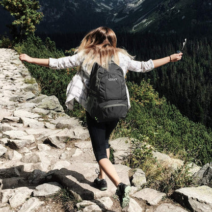 40L Lightweight Packable Hiking Backpack, Waterproof Travel Daypack | Water-Resistant Polyamide, Size: 18.9*12.9*9.4inch(L*W*H), 100% Waterproof Wet Pocket, Travel, Climbing, swimming (Blue)