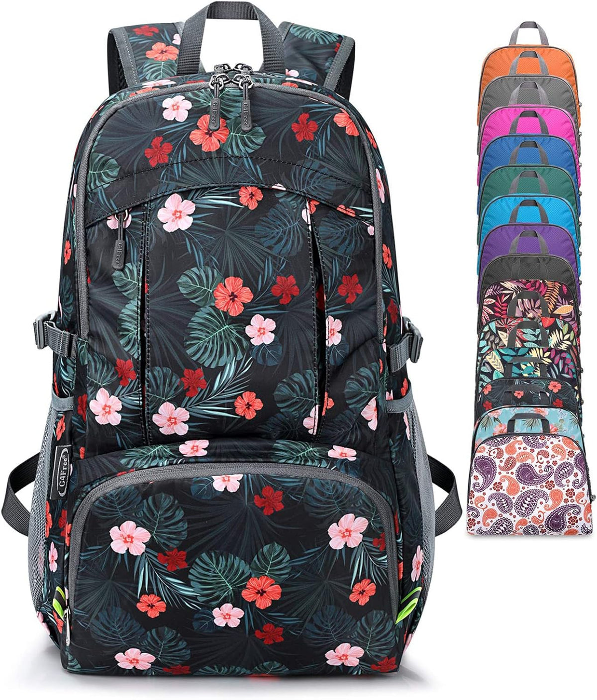 40L Lightweight Packable Hiking Backpack, Waterproof Travel Daypack | Water-Resistant Polyamide, Size: 18.9*12.9*9.4inch(L*W*H), 100% Waterproof Wet Pocket, Travel, Climbing, swimming (Blue)