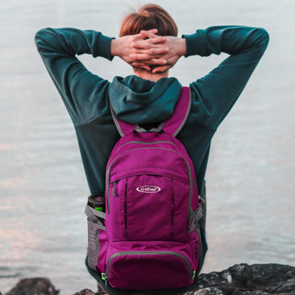 40L Lightweight Packable Hiking Backpack, Waterproof Travel Daypack | Water-Resistant Polyamide, Size: 18.9*12.9*9.4inch(L*W*H), 100% Waterproof Wet Pocket, Travel, Climbing, swimming (Blue)