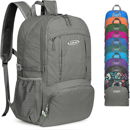 40L Lightweight Packable Hiking Backpack, Waterproof Travel Daypack | Water-Resistant Polyamide, Size: 18.9*12.9*9.4inch(L*W*H), 100% Waterproof Wet Pocket, Travel, Climbing, swimming (Blue)
