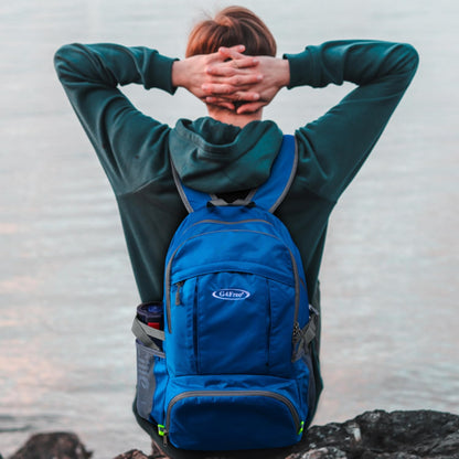 40L Lightweight Packable Hiking Backpack, Waterproof Travel Daypack | Water-Resistant Polyamide, Size: 18.9*12.9*9.4inch(L*W*H), 100% Waterproof Wet Pocket, Travel, Climbing, swimming (Blue)