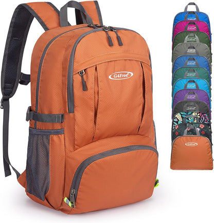 40L Lightweight Packable Hiking Backpack, Waterproof Travel Daypack | Water-Resistant Polyamide, Size: 18.9*12.9*9.4inch(L*W*H), 100% Waterproof Wet Pocket, Travel, Climbing, swimming (Blue)