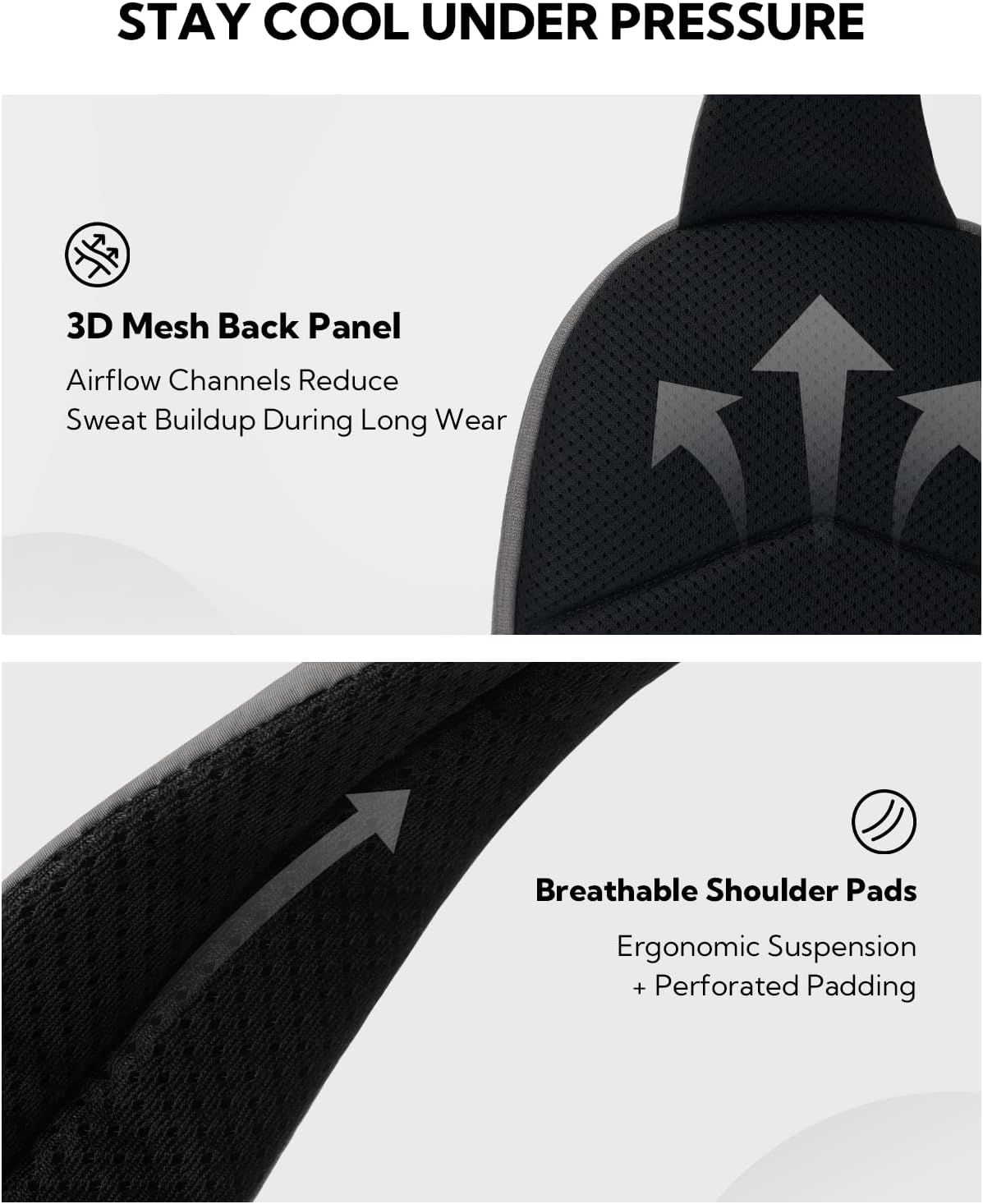 Small Crossbody Sling Backpack: RFID Blocking Anti Theft Sling Bag Travel Daypack Man Woman