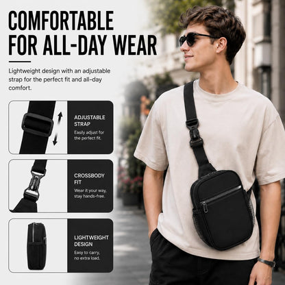 Anti Theft Crossbody Bags for Women & Men Sling Bag with RFID Blocking Travel Crossbody Bags for Women Crossbody Purse