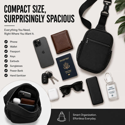 Anti Theft Crossbody Bags for Women & Men Sling Bag with RFID Blocking Travel Crossbody Bags for Women Crossbody Purse