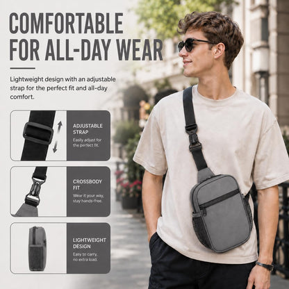 Anti Theft Crossbody Bags for Women & Men Sling Bag with RFID Blocking Travel Crossbody Bags for Women Crossbody Purse