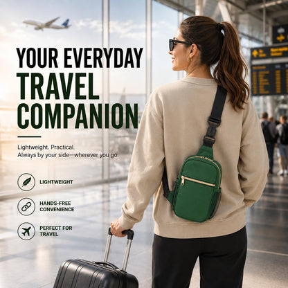 Anti Theft Crossbody Bags for Women & Men Sling Bag with RFID Blocking Travel Crossbody Bags for Women Crossbody Purse