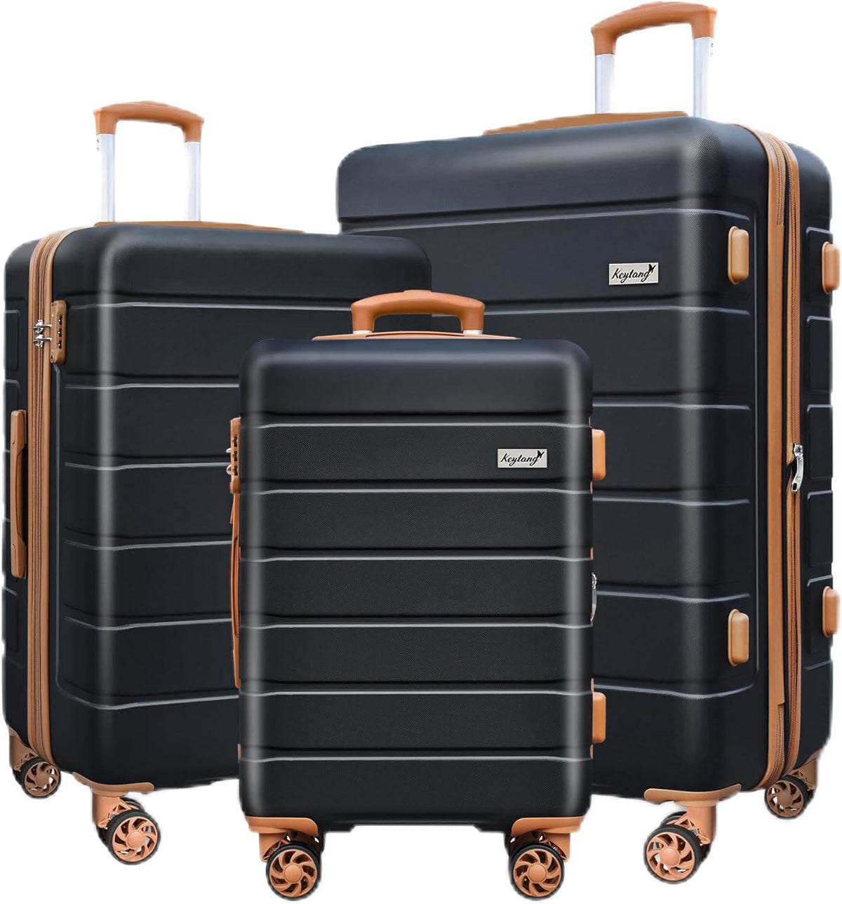 Explorer 20 Inch Carry On - Hardshell Suitcases with Front Pocket, Blue