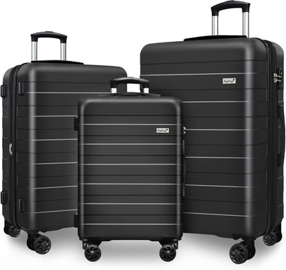 Explorer 20 Inch Carry On - Hardshell Suitcases with Front Pocket, Blue