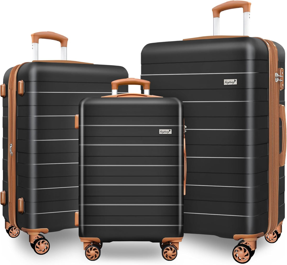 Explorer 20 Inch Carry On - Hardshell Suitcases with Front Pocket, Blue