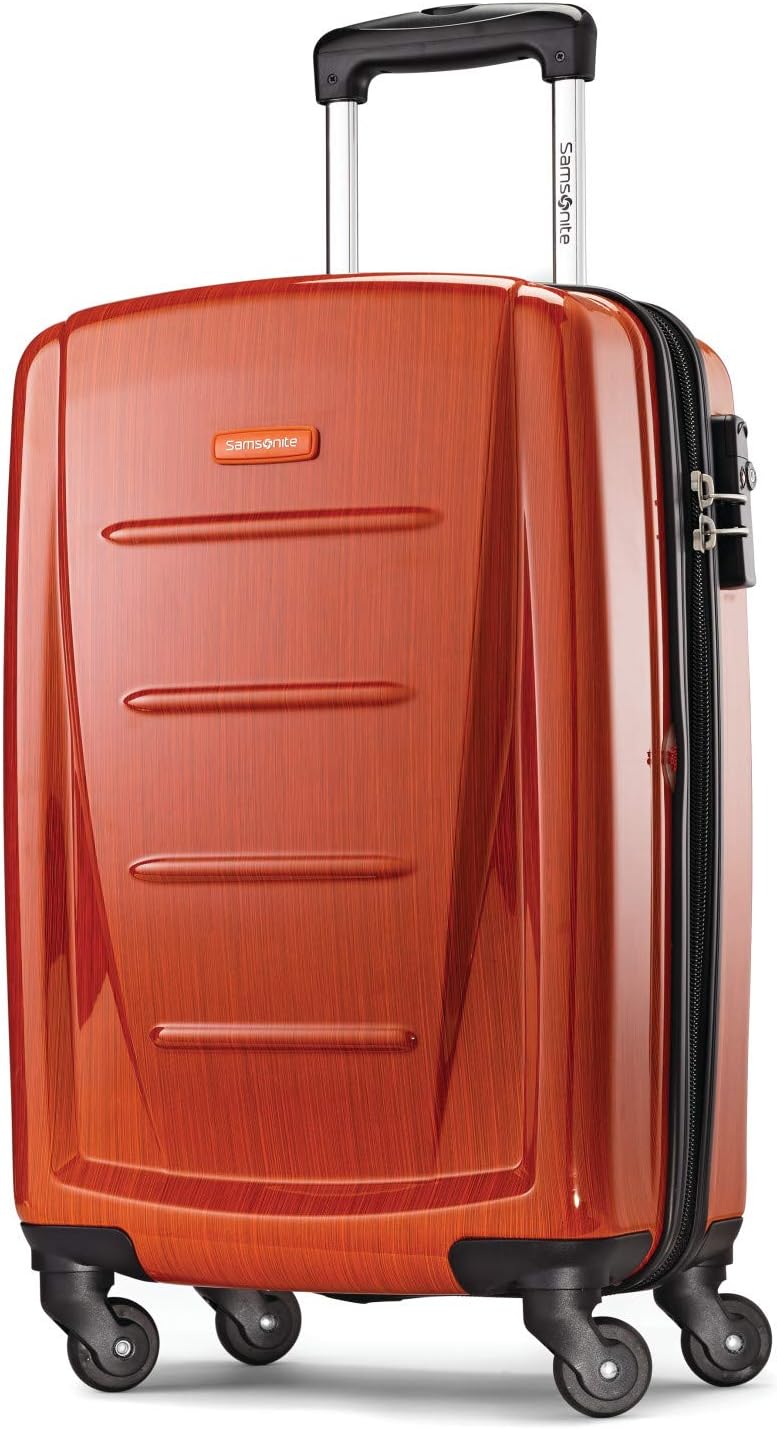 Winfield 2 Hardside Luggage with Spinner Wheels, Carry-On 20-Inch, Deep Blue