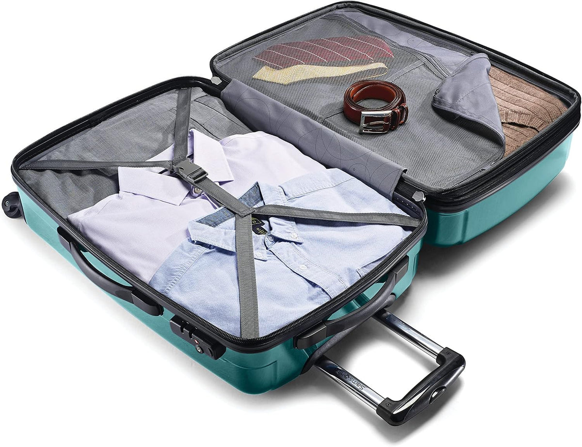 Winfield 2 Hardside Luggage with Spinner Wheels, Carry-On 20-Inch, Deep Blue