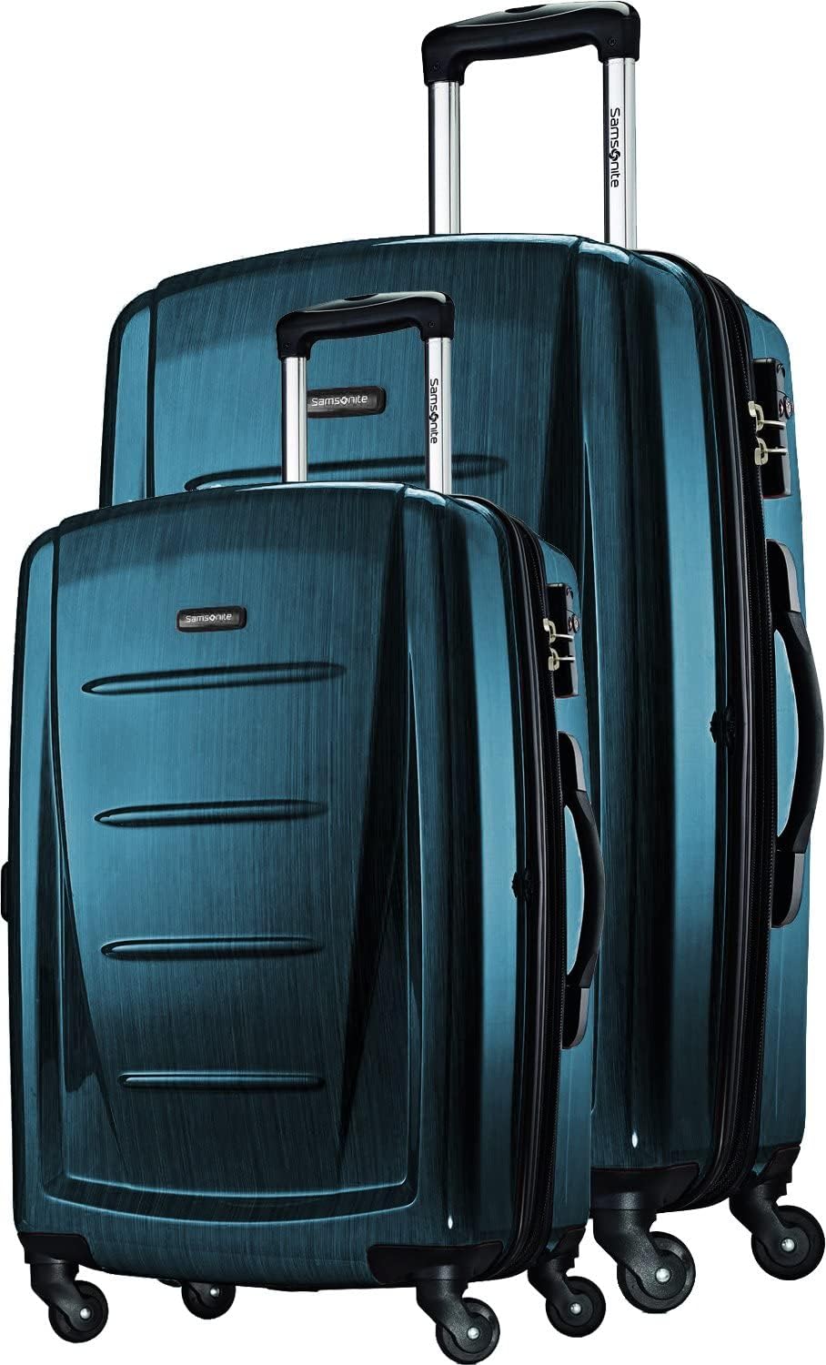 Winfield 2 Hardside Luggage with Spinner Wheels, Carry-On 20-Inch, Deep Blue