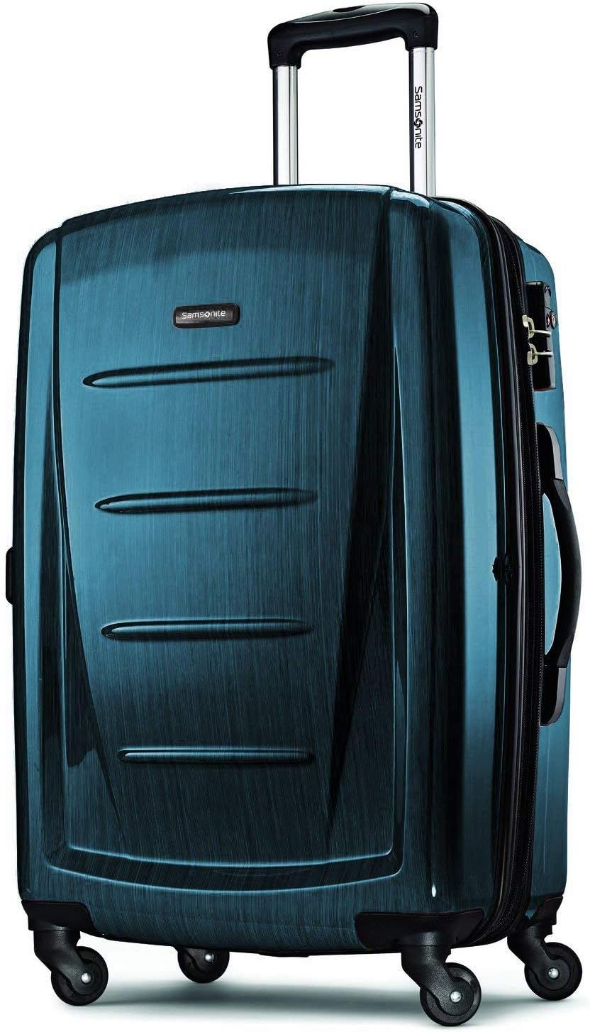 Winfield 2 Hardside Luggage with Spinner Wheels, Carry-On 20-Inch, Deep Blue