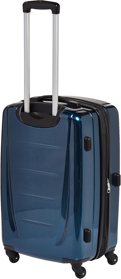 Winfield 2 Hardside Luggage with Spinner Wheels, Carry-On 20-Inch, Deep Blue