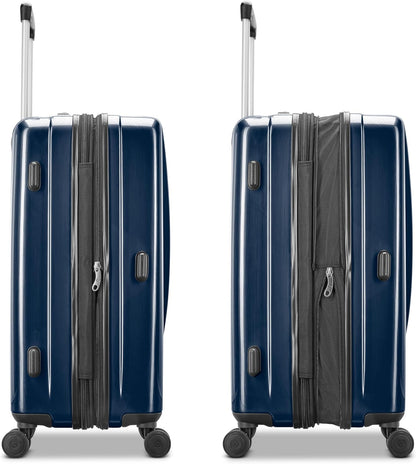 Winfield 2 Hardside Luggage with Spinner Wheels, Carry-On 20-Inch, Deep Blue