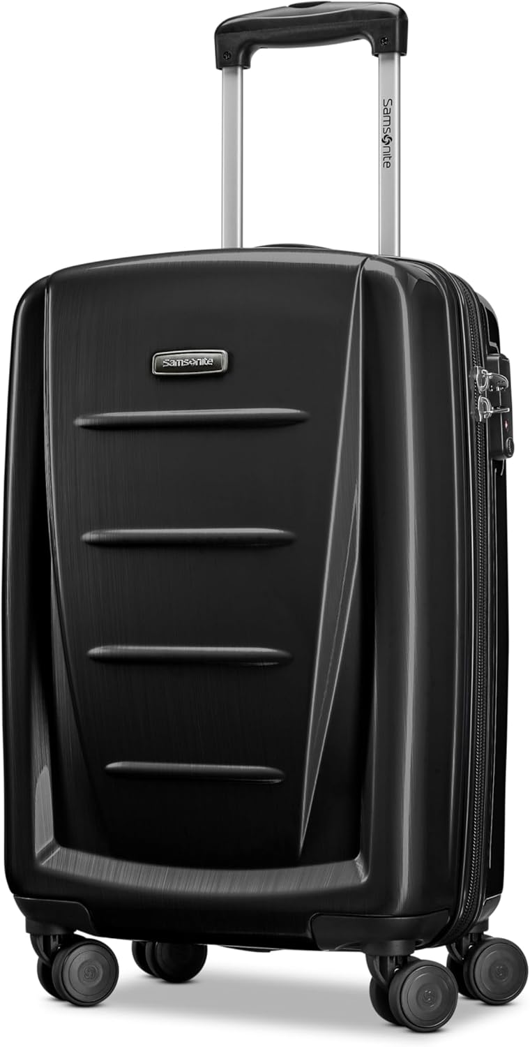 Winfield 2 Hardside Luggage with Spinner Wheels, Carry-On 20-Inch, Deep Blue