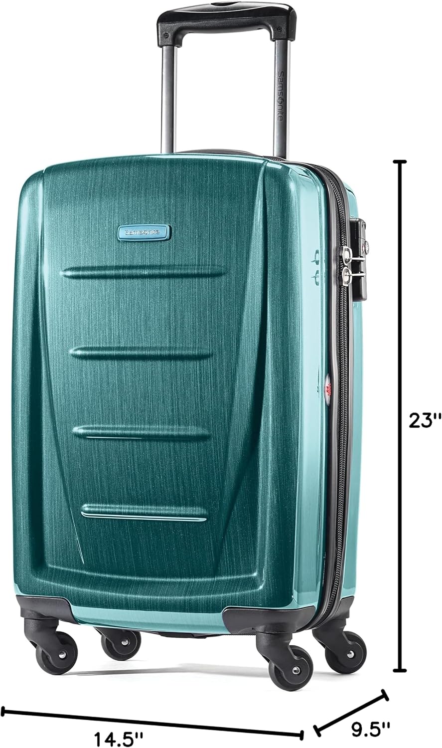 Winfield 2 Hardside Luggage with Spinner Wheels, Carry-On 20-Inch, Deep Blue