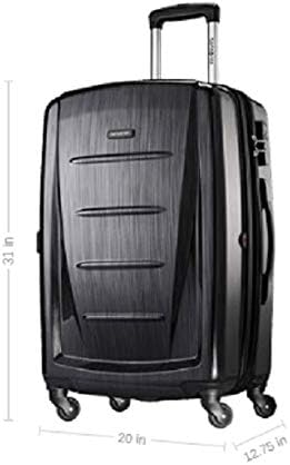 Winfield 2 Hardside Luggage with Spinner Wheels, Carry-On 20-Inch, Deep Blue