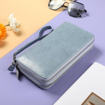 Small Compact Women Wallet RFID Blocking Genuine Leather Bifold Purse with ID Windows - Colors B
