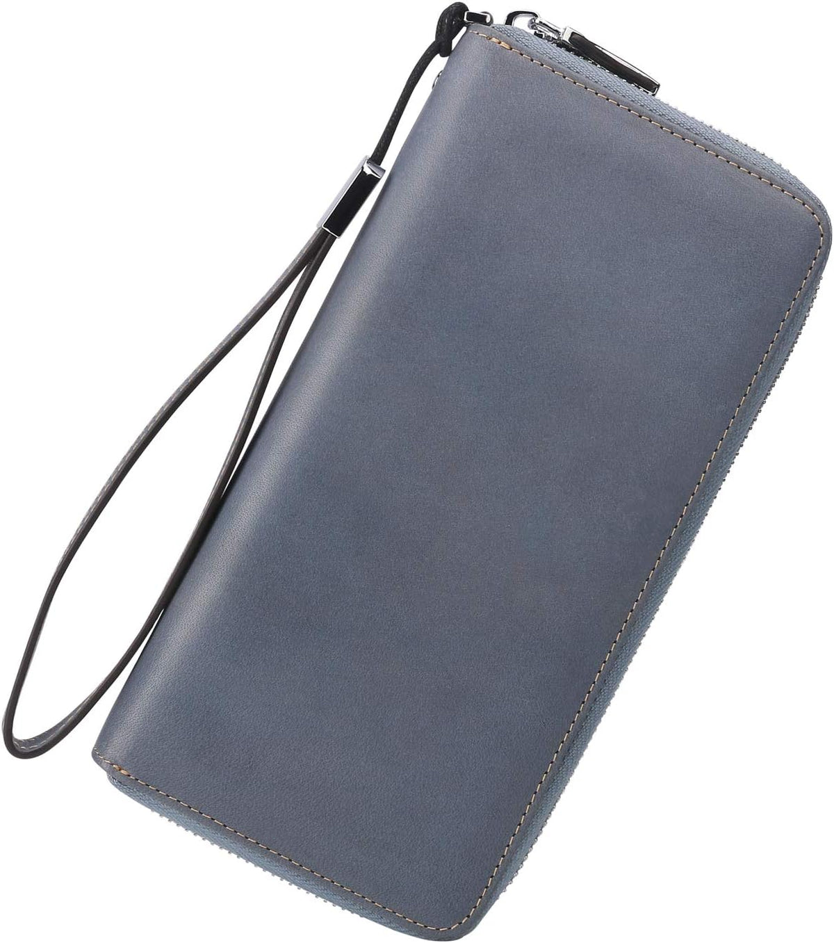 Small Compact Women Wallet RFID Blocking Genuine Leather Bifold Purse with ID Windows - Colors B
