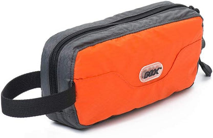 Travel Small Toiletry Bag for Men Nylon Dopp Kit Medicine Bag Travel Organizer Pouch Shave Kits for Teens Toiletry Essentials Bathroom Compact Purple 9.8 * 4.3 * 3.3 Inches