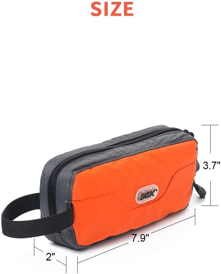 Travel Small Toiletry Bag for Men Nylon Dopp Kit Medicine Bag Travel Organizer Pouch Shave Kits for Teens Toiletry Essentials Bathroom Compact Purple 9.8 * 4.3 * 3.3 Inches