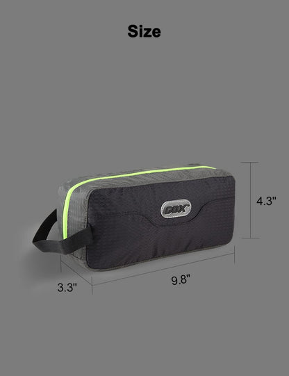Travel Small Toiletry Bag for Men Nylon Dopp Kit Medicine Bag Travel Organizer Pouch Shave Kits for Teens Toiletry Essentials Bathroom Compact Purple 9.8 * 4.3 * 3.3 Inches