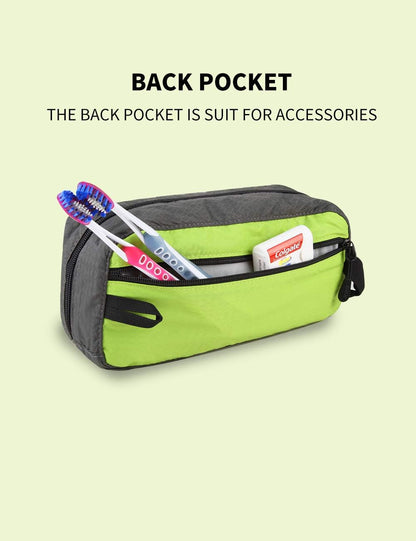 Travel Small Toiletry Bag for Men Nylon Dopp Kit Medicine Bag Travel Organizer Pouch Shave Kits for Teens Toiletry Essentials Bathroom Compact Purple 9.8 * 4.3 * 3.3 Inches