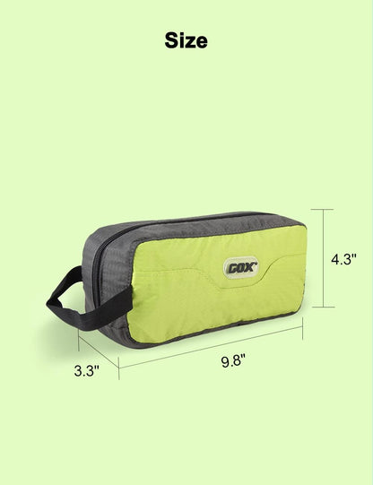 Travel Small Toiletry Bag for Men Nylon Dopp Kit Medicine Bag Travel Organizer Pouch Shave Kits for Teens Toiletry Essentials Bathroom Compact Purple 9.8 * 4.3 * 3.3 Inches