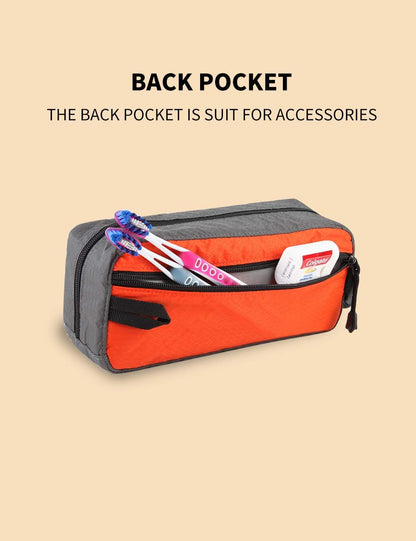 Travel Small Toiletry Bag for Men Nylon Dopp Kit Medicine Bag Travel Organizer Pouch Shave Kits for Teens Toiletry Essentials Bathroom Compact Purple 9.8 * 4.3 * 3.3 Inches