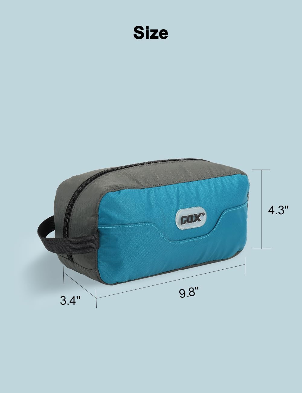 Travel Small Toiletry Bag for Men Nylon Dopp Kit Medicine Bag Travel Organizer Pouch Shave Kits for Teens Toiletry Essentials Bathroom Compact Purple 9.8 * 4.3 * 3.3 Inches