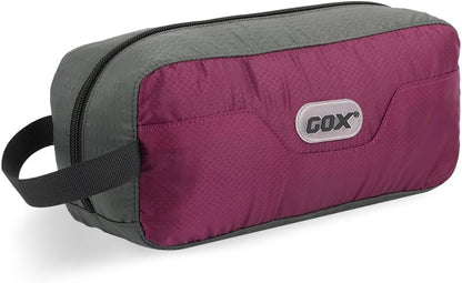 Travel Small Toiletry Bag for Men Nylon Dopp Kit Medicine Bag Travel Organizer Pouch Shave Kits for Teens Toiletry Essentials Bathroom Compact Purple 9.8 * 4.3 * 3.3 Inches