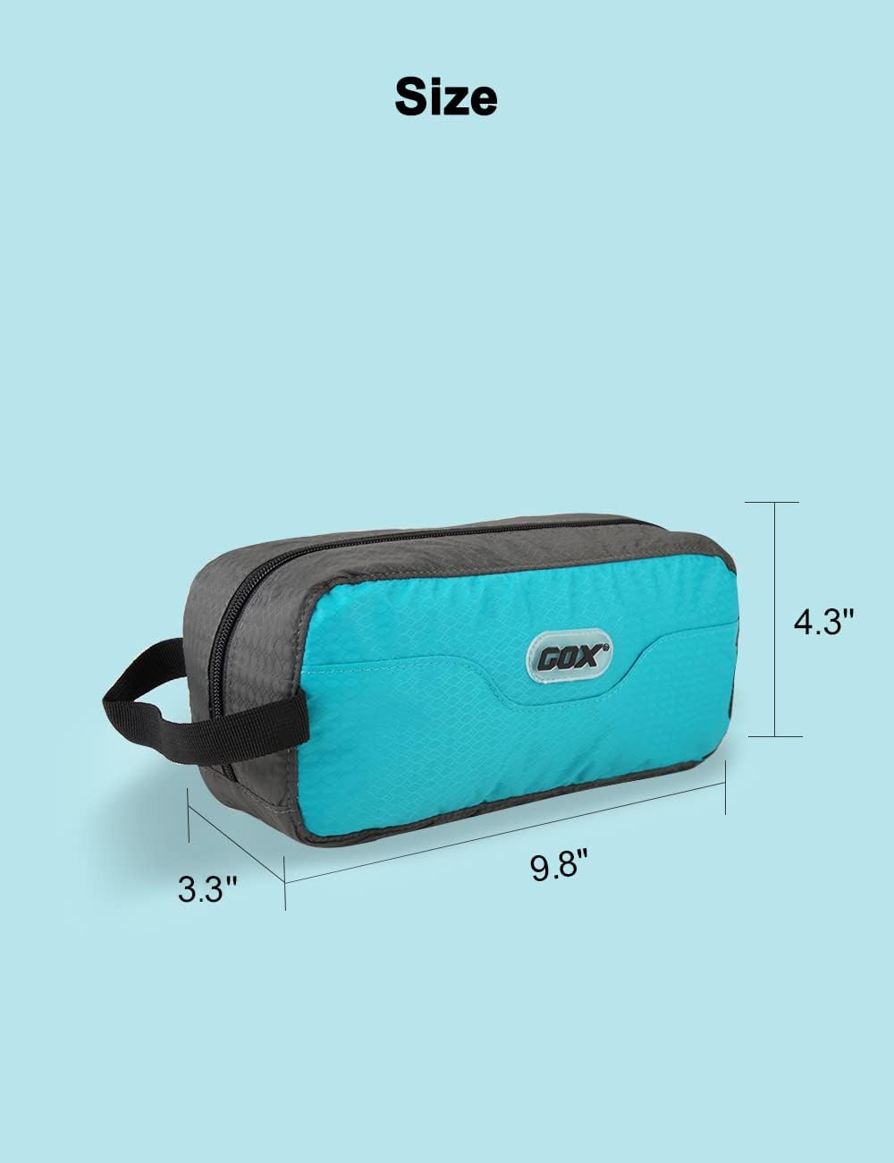 Travel Small Toiletry Bag for Men Nylon Dopp Kit Medicine Bag Travel Organizer Pouch Shave Kits for Teens Toiletry Essentials Bathroom Compact Purple 9.8 * 4.3 * 3.3 Inches