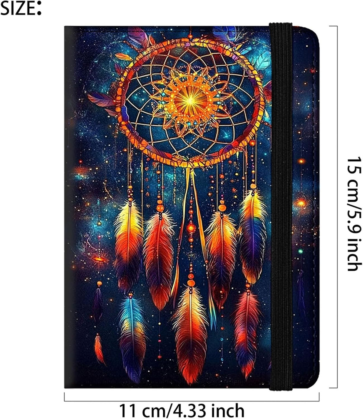 Passport Cover,RFID Blocking,Large Capacity Multi-Slot Travel Passport Wallet for Men & Women - Dark Raven - Colors B