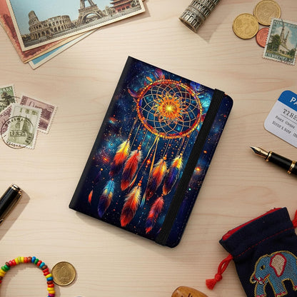 Passport Cover,RFID Blocking,Large Capacity Multi-Slot Travel Passport Wallet for Men & Women - Dark Raven - Colors B