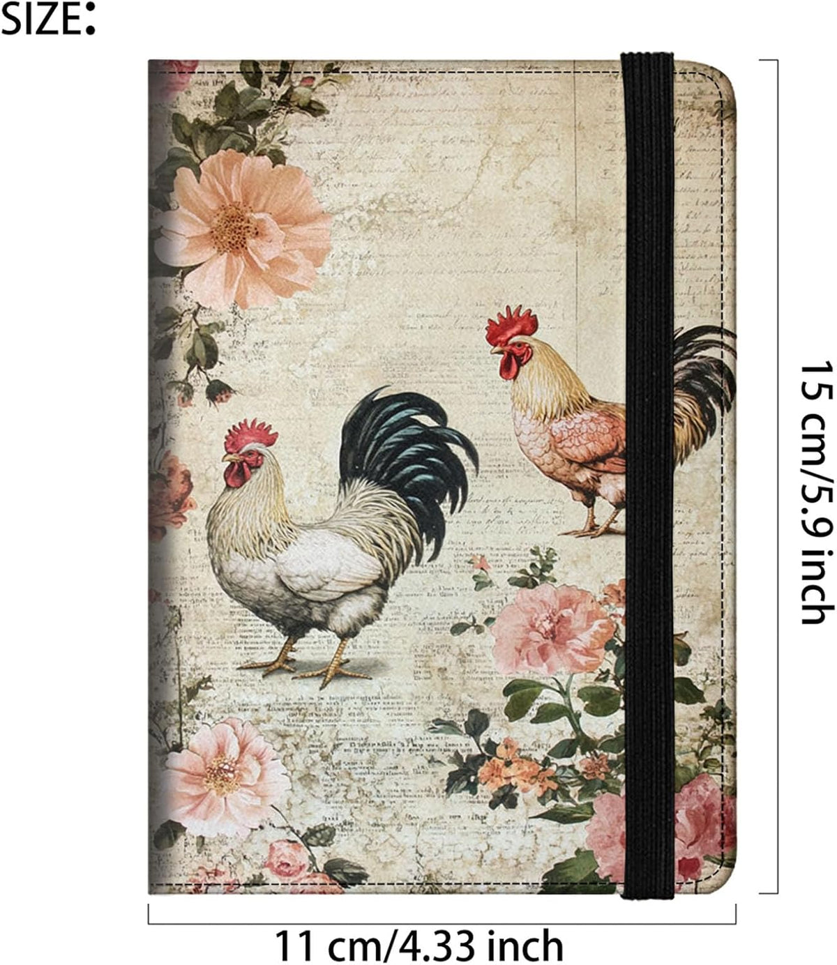 Passport Cover,RFID Blocking,Large Capacity Multi-Slot Travel Passport Wallet for Men & Women - Dark Raven - Colors B