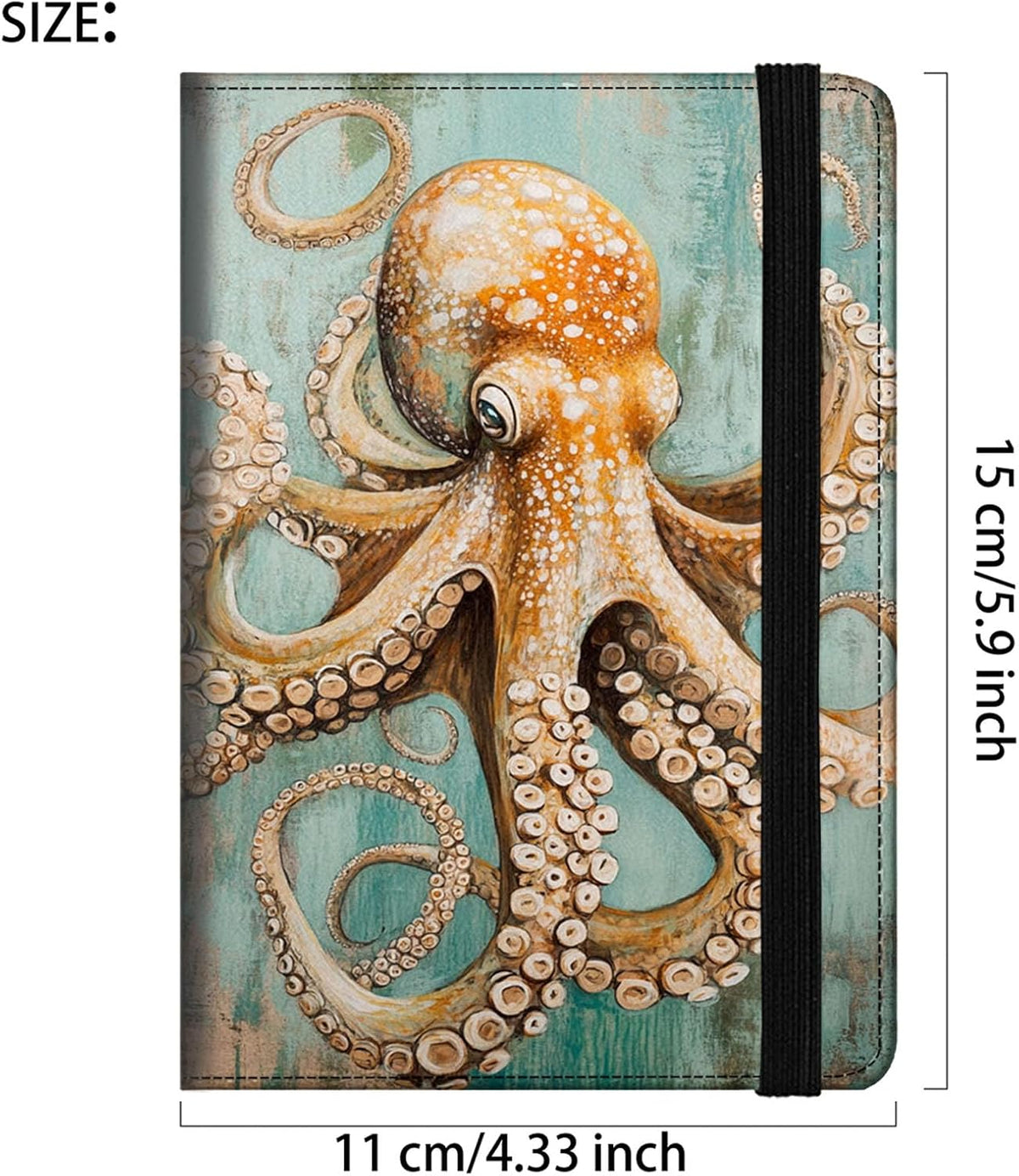 Passport Cover,RFID Blocking,Large Capacity Multi-Slot Travel Passport Wallet for Men & Women - Dark Raven - Colors B