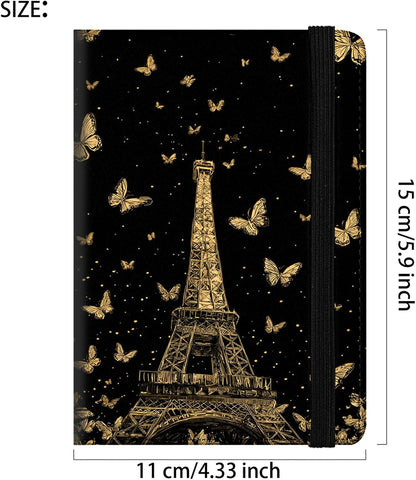 Passport Cover,RFID Blocking,Large Capacity Multi-Slot Travel Passport Wallet for Men & Women - Dark Raven - Colors B