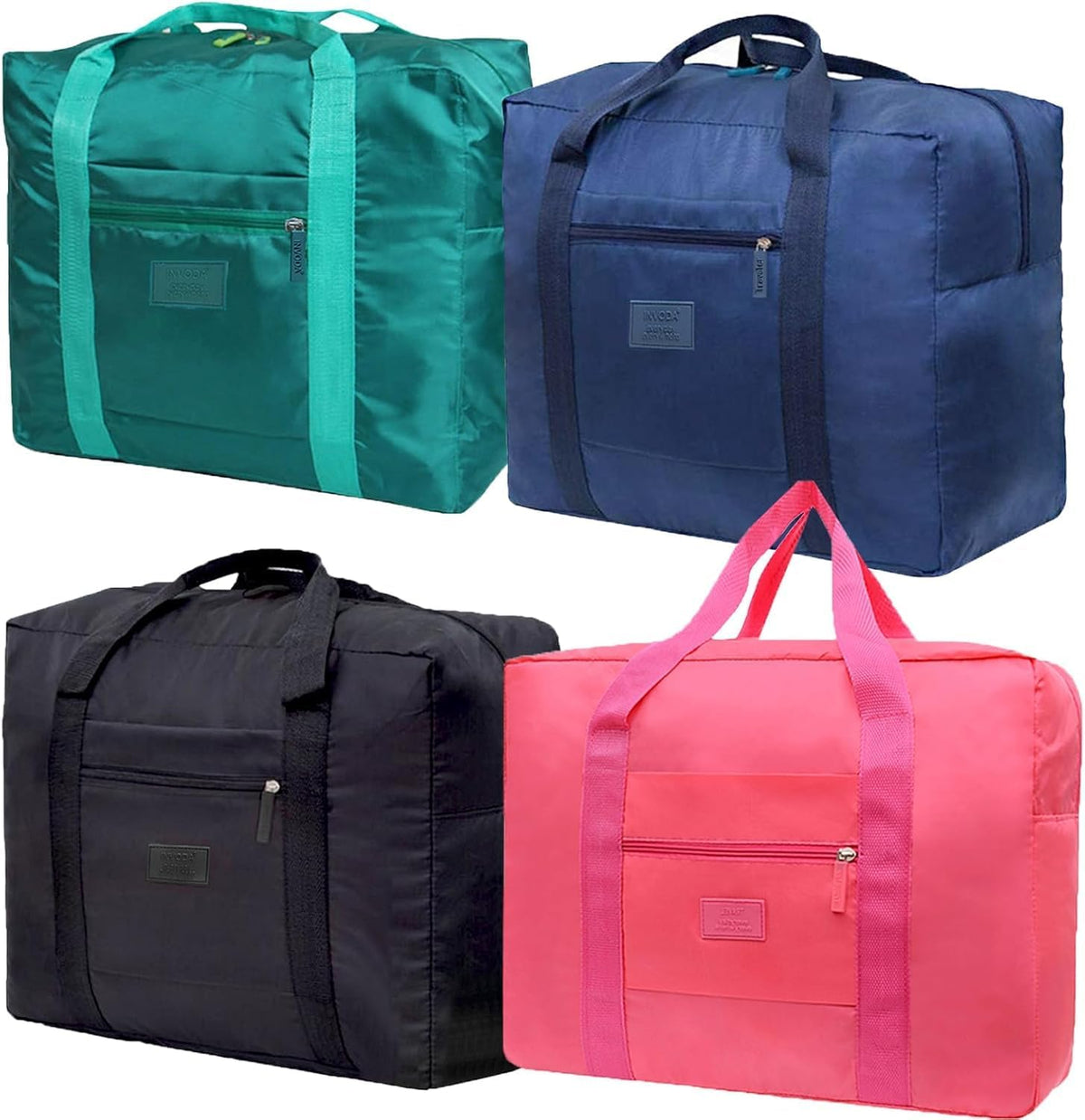 Travel Duffel Bag Lightweight Foldable Travel Bag for Women and Men Waterproof Tote Carry On Luggage Weekender Overnight Bag (Green)