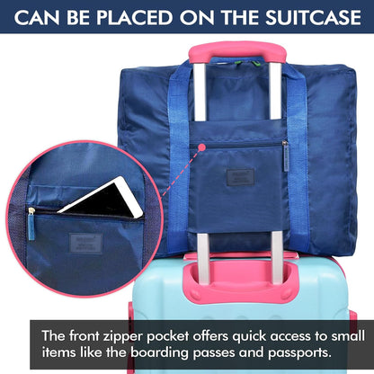 Travel Duffel Bag Lightweight Foldable Travel Bag for Women and Men Waterproof Tote Carry On Luggage Weekender Overnight Bag (Green)