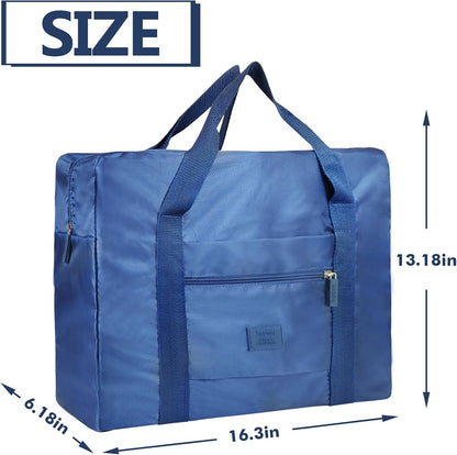 Travel Duffel Bag Lightweight Foldable Travel Bag for Women and Men Waterproof Tote Carry On Luggage Weekender Overnight Bag (Green)