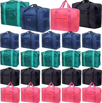 Travel Duffel Bag Lightweight Foldable Travel Bag for Women and Men Waterproof Tote Carry On Luggage Weekender Overnight Bag (Green)