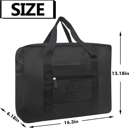 Travel Duffel Bag Lightweight Foldable Travel Bag for Women and Men Waterproof Tote Carry On Luggage Weekender Overnight Bag (Green)