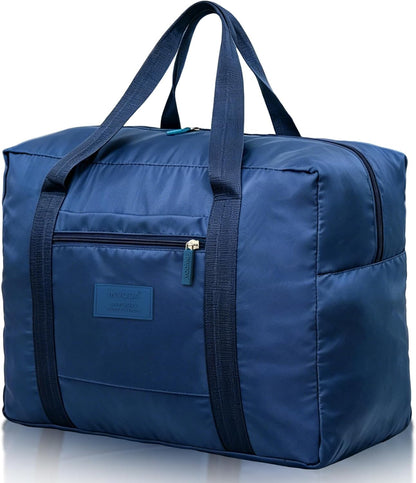 Travel Duffel Bag Lightweight Foldable Travel Bag for Women and Men Waterproof Tote Carry On Luggage Weekender Overnight Bag (Green)