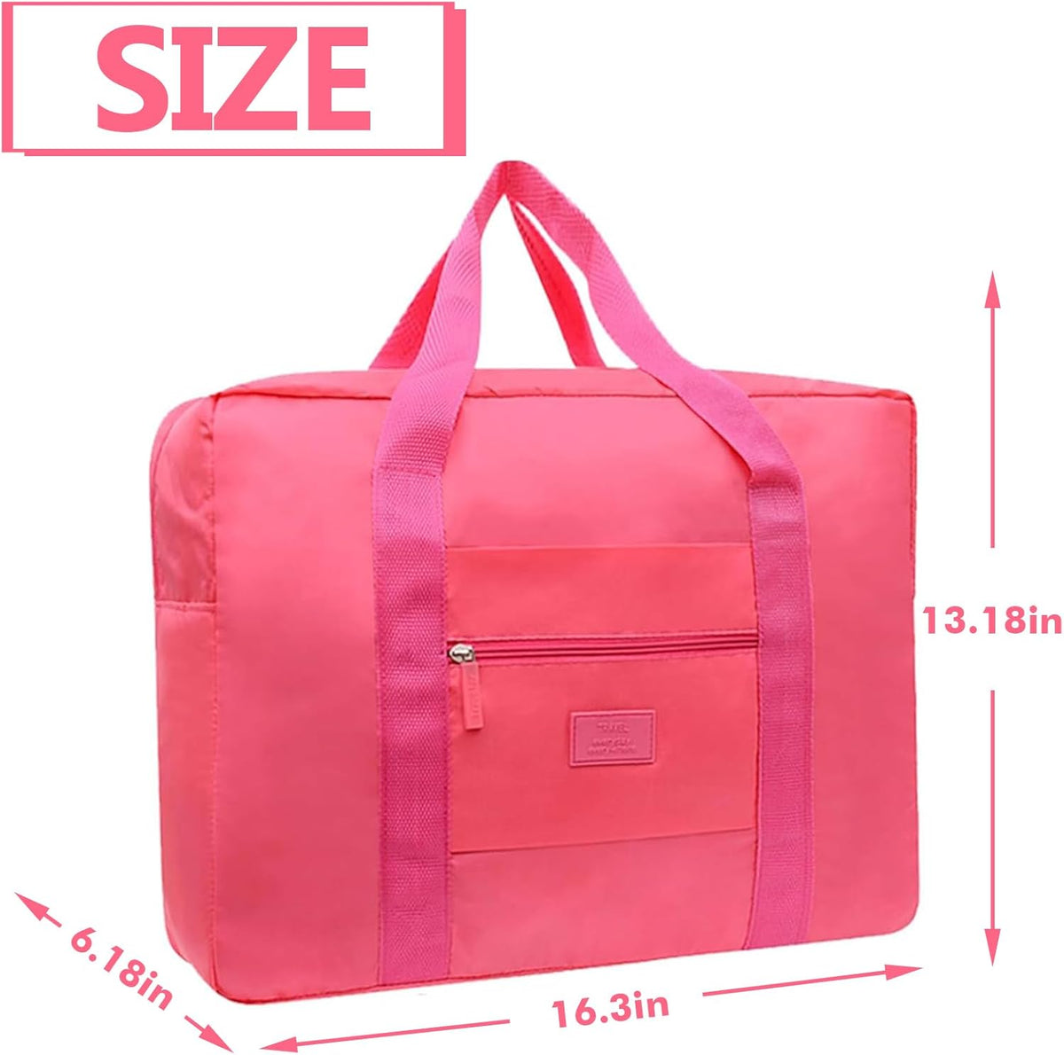 Travel Duffel Bag Lightweight Foldable Travel Bag for Women and Men Waterproof Tote Carry On Luggage Weekender Overnight Bag (Green)